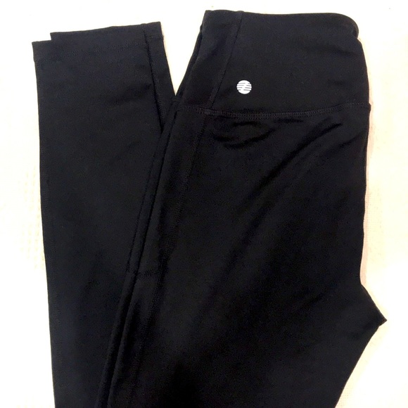 Nwot Z by ZELLA Black MOTO PANELED OUTSPACE Full Length Yoga Leggings Sz Small - Picture 11 of 16